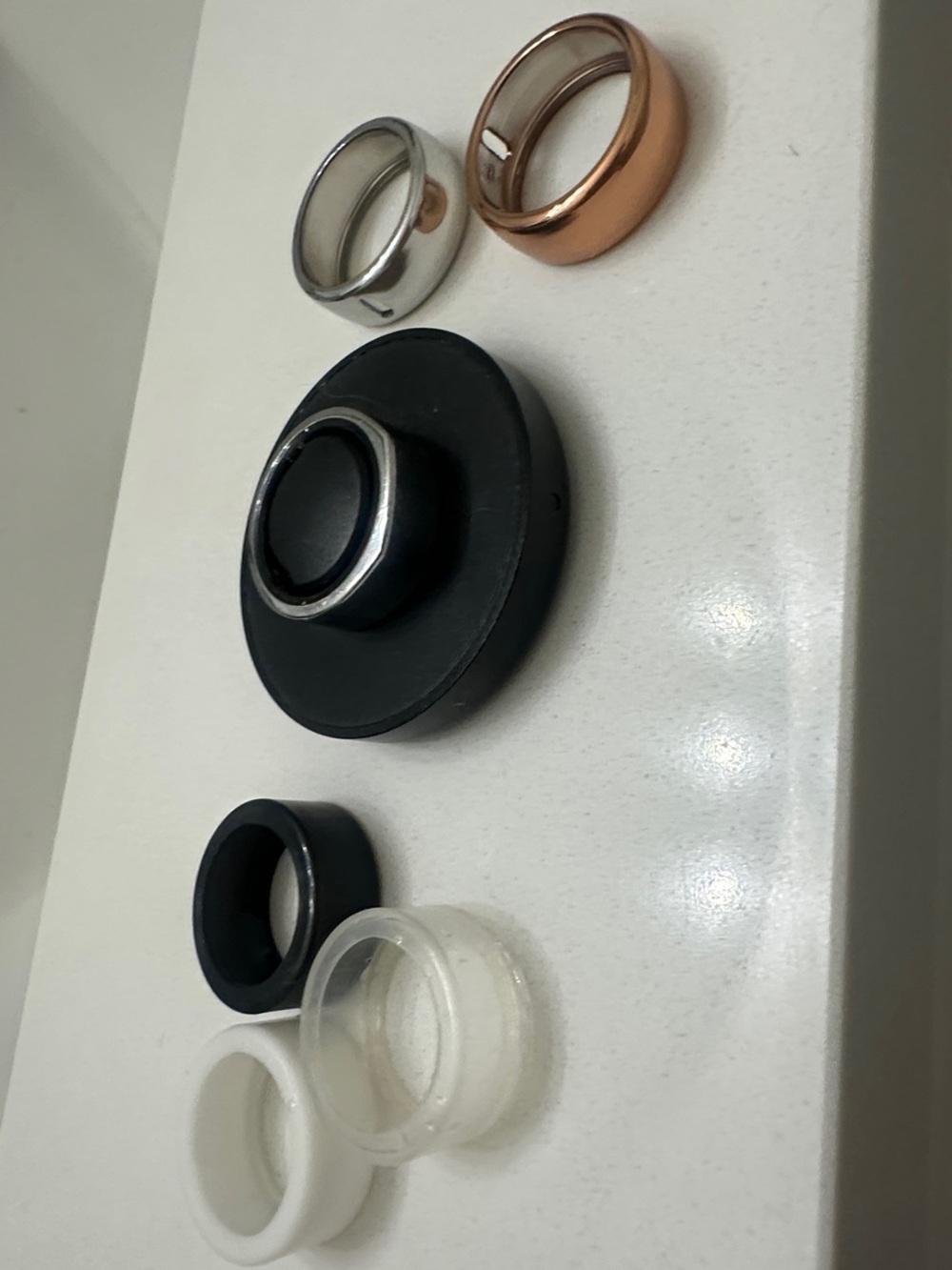 Oura horizon gen 3 silver ring sz 8
